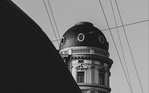 Preview wallpaper architecture, dome, bw, building