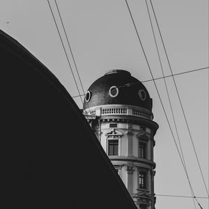 Preview wallpaper architecture, dome, bw, building