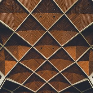 Preview wallpaper architecture, interior, grid, symmetry, lines, design