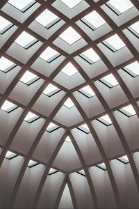 Preview wallpaper architecture, interior, mesh, holes, light, symmetry