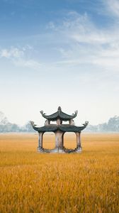 Preview wallpaper architecture, pagoda, structure, field