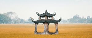 Preview wallpaper architecture, pagoda, structure, field