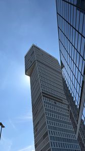 Preview wallpaper architecture, skyscraper, building, windows, sky