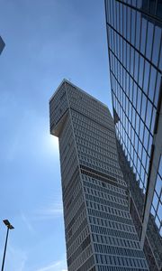 Preview wallpaper architecture, skyscraper, building, windows, sky