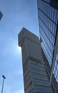 Preview wallpaper architecture, skyscraper, building, windows, sky