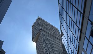 Preview wallpaper architecture, skyscraper, building, windows, sky