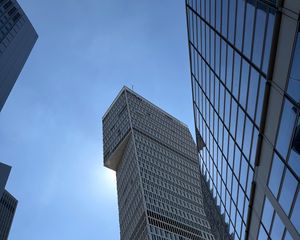 Preview wallpaper architecture, skyscraper, building, windows, sky
