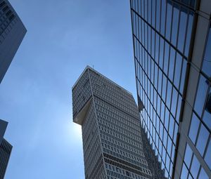 Preview wallpaper architecture, skyscraper, building, windows, sky