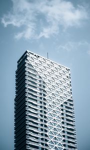 Preview wallpaper architecture, skyscraper, facade, design, sky