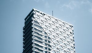 Preview wallpaper architecture, skyscraper, facade, design, sky