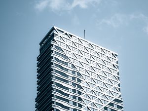 Preview wallpaper architecture, skyscraper, facade, design, sky