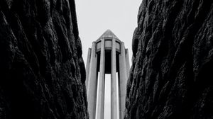 Preview wallpaper architecture, stairs, bw