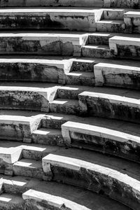 Preview wallpaper architecture, steps, antiquity, black and white, stone