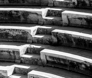 Preview wallpaper architecture, steps, antiquity, black and white, stone