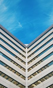 Preview wallpaper architecture, symmetry, minimalism, building, sky