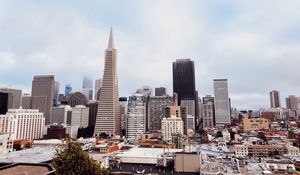 Preview wallpaper architecture, tower, buildings, city
