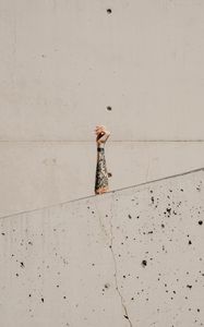 Preview wallpaper arm, tattoo, wall, marble, white