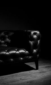 Preview wallpaper armchair, furniture, black and white, black