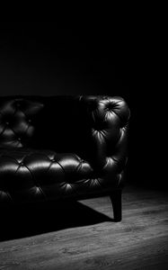Preview wallpaper armchair, furniture, black and white, black