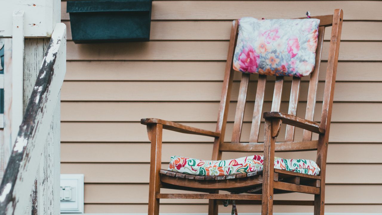 Wallpaper armchair, furniture, porch