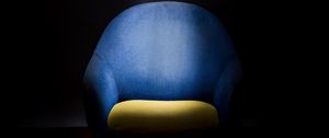 Preview wallpaper armchair, shadow, minimalism, dark background