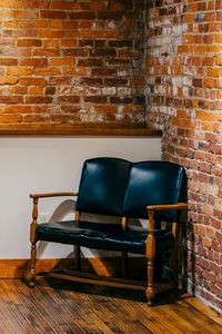 Preview wallpaper armchair, wall, brick, furniture