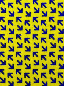 Preview wallpaper arrows, pattern, yellow