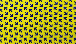 Preview wallpaper arrows, pattern, yellow