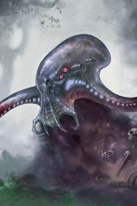 Preview wallpaper art, cthulhu, lord of the worlds, deity