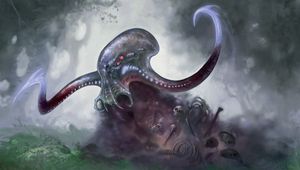 Preview wallpaper art, cthulhu, lord of the worlds, deity