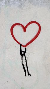 Preview wallpaper art, heart, paint, love