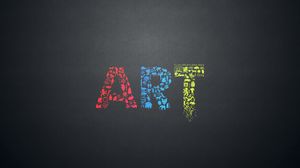 Preview wallpaper art, lettering, letters, creative, minimalism