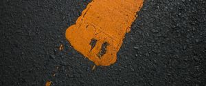 Preview wallpaper asphalt, line, paint, marking, texture