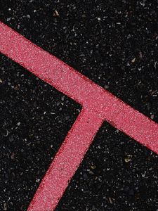 Preview wallpaper asphalt, lines, marking, texture