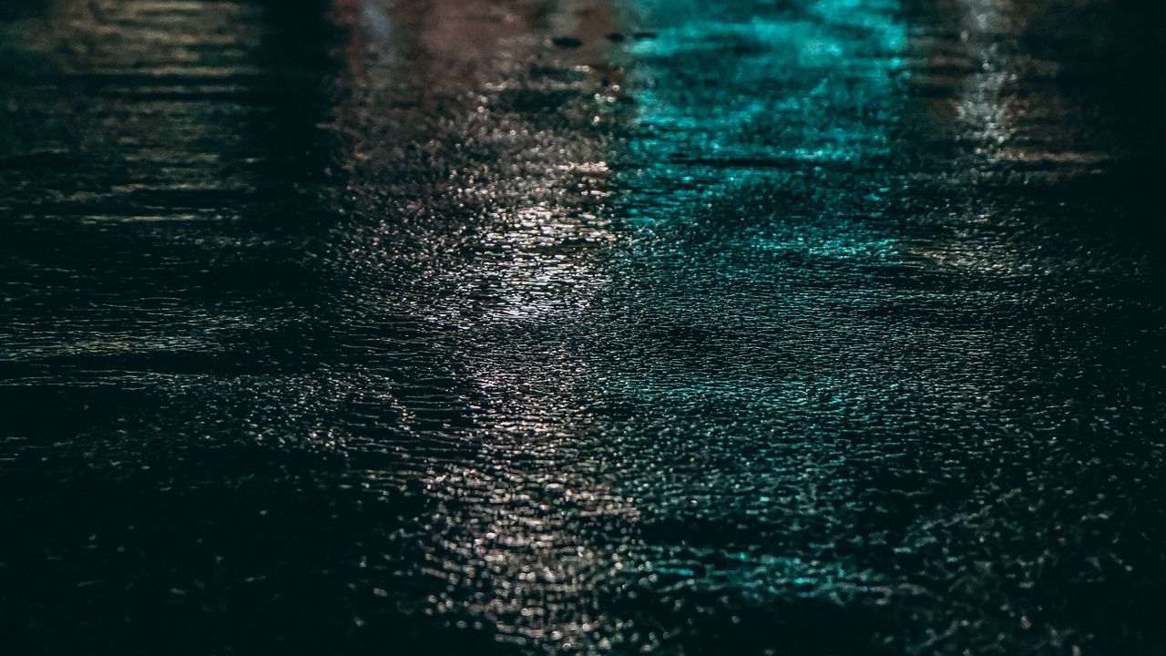 Wallpaper asphalt, wet, dark, blur
