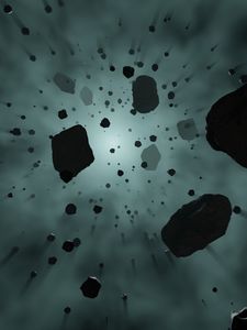 Preview wallpaper asteroids, stones, fall