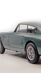 Preview wallpaper aston martin, 1958, green, side view, style, cars, retro