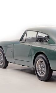 Preview wallpaper aston martin, 1958, green, side view, style, cars, retro