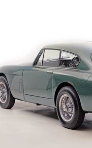 Preview wallpaper aston martin, 1958, green, side view, style, cars, retro