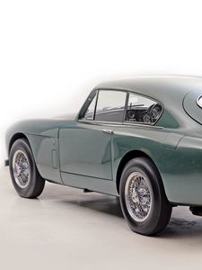 Preview wallpaper aston martin, 1958, green, side view, style, cars, retro