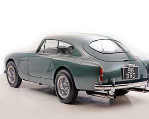 Preview wallpaper aston martin, 1958, green, side view, style, cars, retro