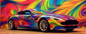 Preview wallpaper aston martin, car, race, color