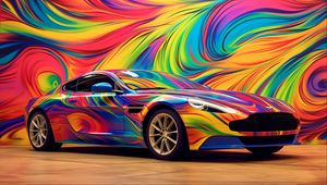 Preview wallpaper aston martin, car, race, color