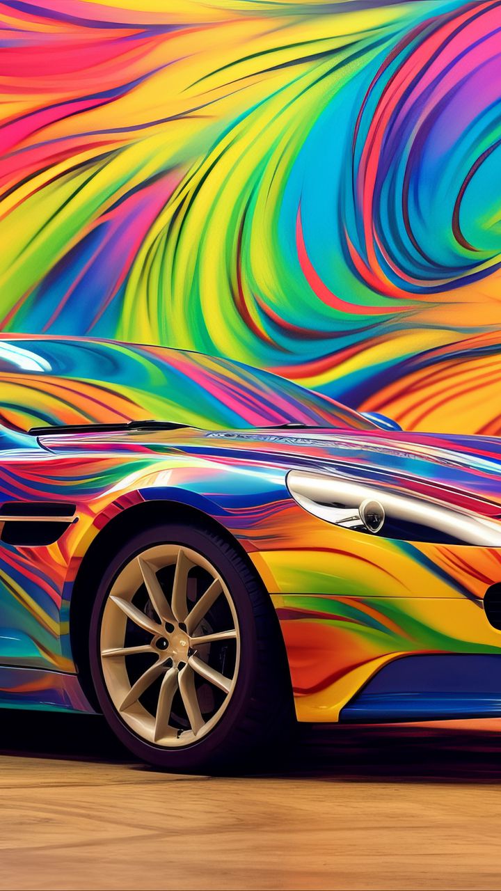 720x1280 Wallpaper aston martin, car, race, color