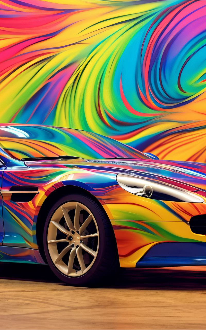 800x1280 Wallpaper aston martin, car, race, color
