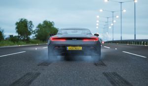 Preview wallpaper aston martin db1117, aston martin, sportscar, car, headlights