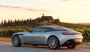 Preview wallpaper aston martin, db11, side view