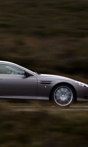 Preview wallpaper aston martin, db9, 2004, gray, side view, style, cars, speed, nature