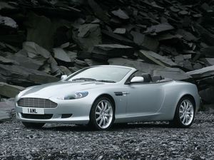 Preview wallpaper aston martin, db9, 2004, silver metallic, front view, sport, auto