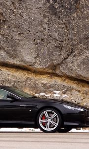 Preview wallpaper aston martin, db9, 2006, black, side view, style, sports, cars